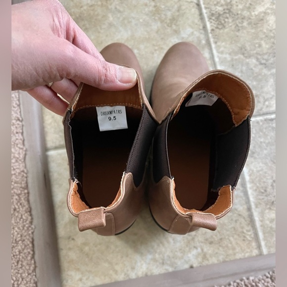 Women's DREAM PAIR Chelsea chunky heel ankle boots - Picture 6 of 9